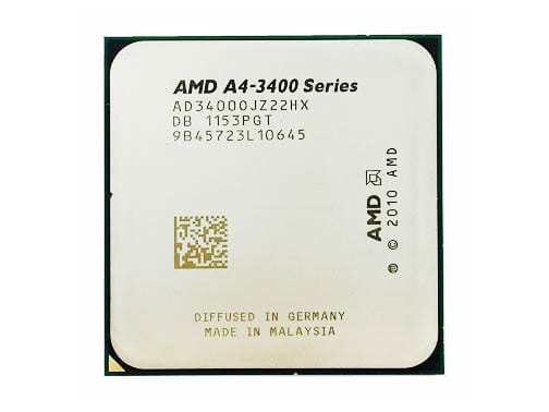 AD3400OJHXBOX - AMD A4-3400 2-Core 2.7GHz 1MB L2 Cache Socket FM1 Processor
