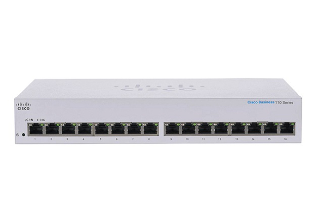 CBS110-16PP - Cisco Business 110 8-Ports PoE 10/100/1000Base-T RJ-45 8 xRJ-45 GbE Network Switch