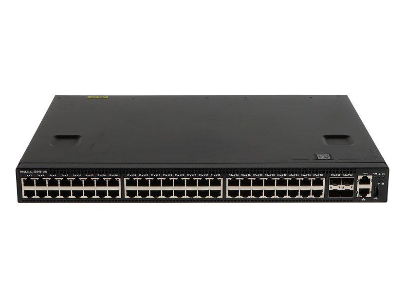 35GJR Dell Force10 S3048-ON 48 X 10/100/1000 + 4 X 10 Gigabit SFP+ Port L3 Managed Switch