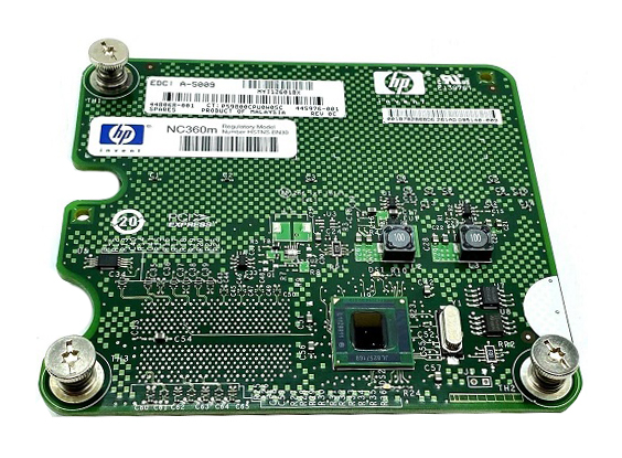 445976-001 - HP NC360M PCI-Express 1GbE 2-Port Mezzanine Adapter Network Interface Card