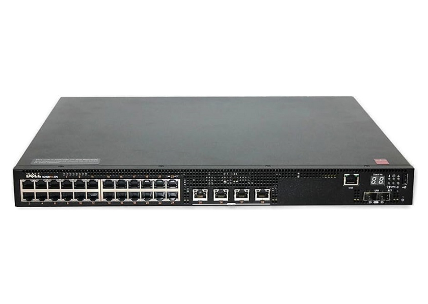 5C1J6 Dell Networking N2128PX 28-Port 24 x 10/100/1000 PoE+ 4 x100/1000/2.5G/5G (PoE) Switch