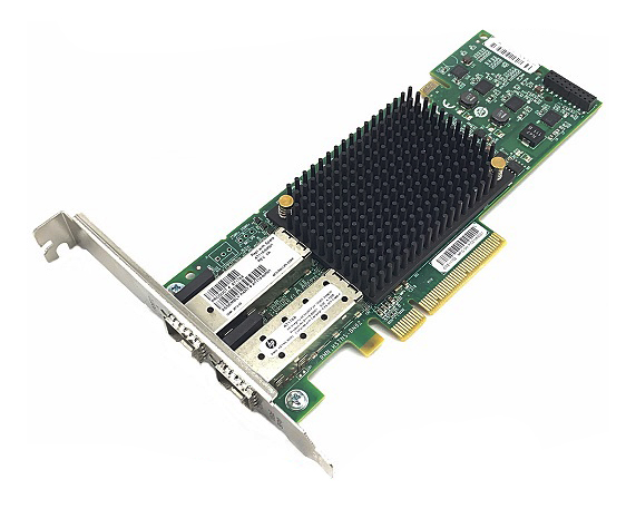 615406-001 - HP NC552SFP 2-Port SFP+ 10GB/s GbE PCI-Express 2.0 X8 Server Network Adapter