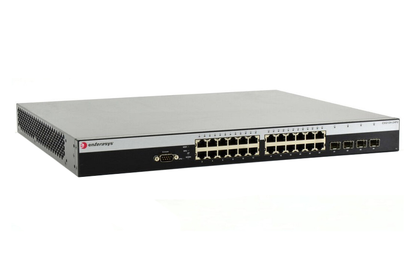 A4H124-24P Extreme Networks 24-Port x 10/100 PoE 2 xSFP 2 x10/100/1000 uplink RJ45 Switch