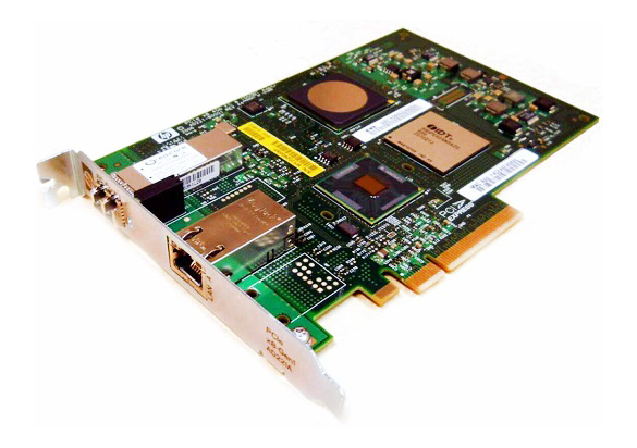 AD221A - HP Integrity 1-Port 1000Base-T + 1-Port 4GB/s FC PCI-Express Network Adapter