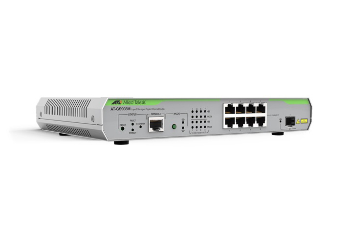 AT-GS908GB-10 Allied Telesis GS900 8-Ports GBIC Network Switch