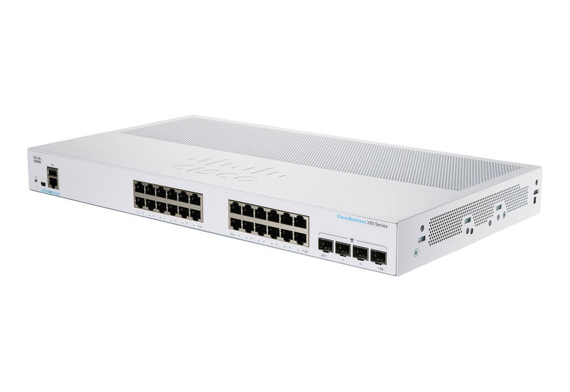 CBS350-24T-4G Cisco Business 350 24-Port x10/100/1000 Gigabit Managed Switch