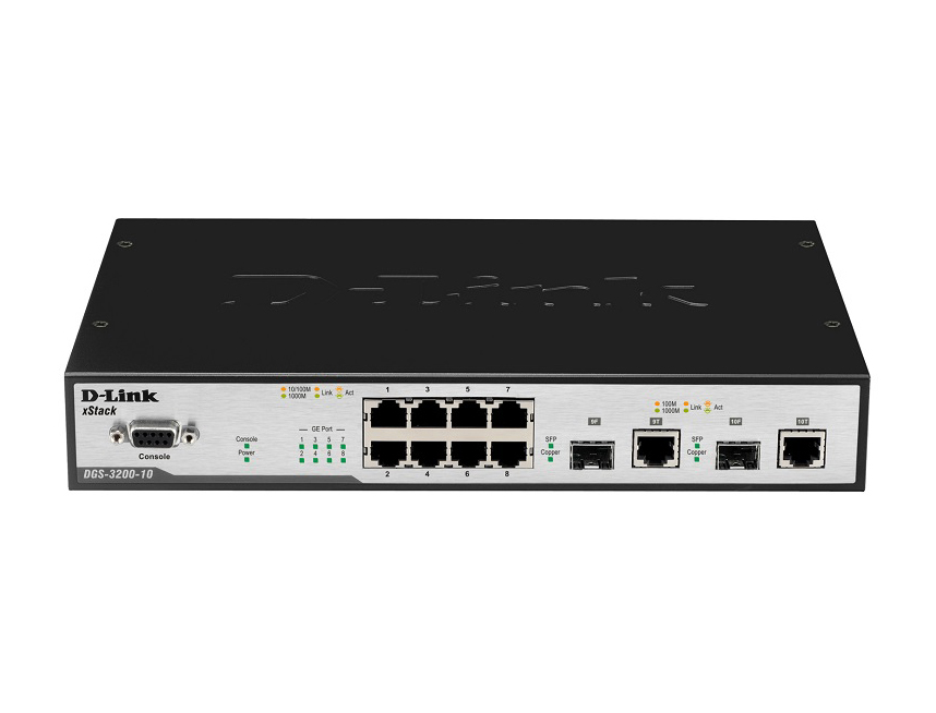 DGS-1008P D-Link 8-Port 10/100/1000 (PoE) Unmanaged Gigabit Ethernet Switch