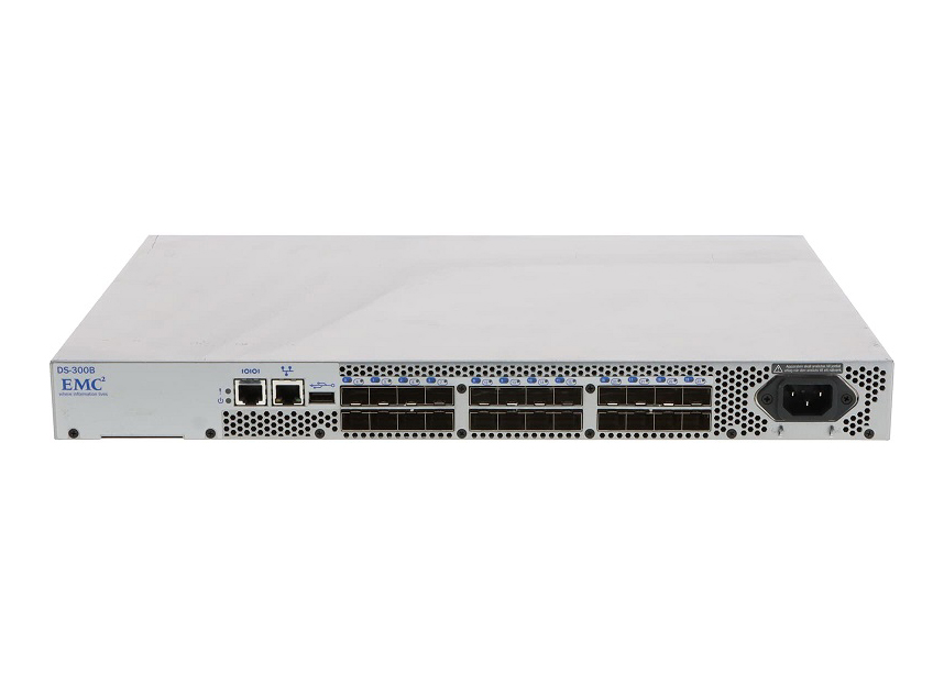 DS-300B-EP EMC DS-300B 24-Port 8Gb/s Fibre Channel Rackmount 1U Network Switch