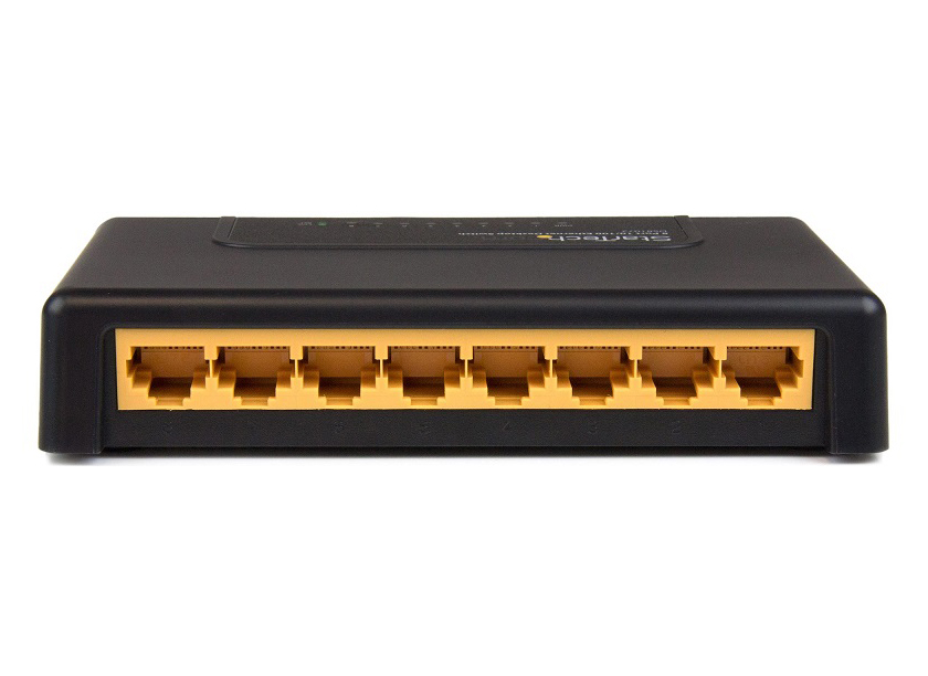 DS81072 StarTech 8-Port 10/100/1000Base-T Unmanaged Gigabit Ethernet Switch
