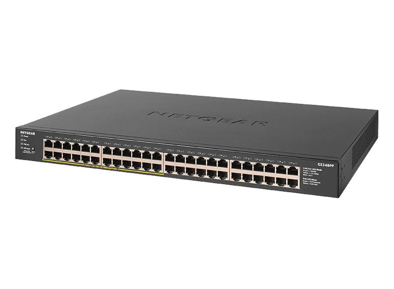 FS750ATNA Netgear FS750 48-Ports RJ-45 10/100Base-TX + 2 x GE RJ-45 Fast Ethernet Switch