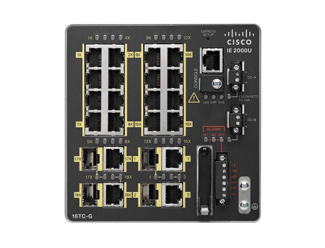 IE-3010-16S-8PC-U Cisco Industrial Ethernet 3010 Series 16 Ports Managed Switch