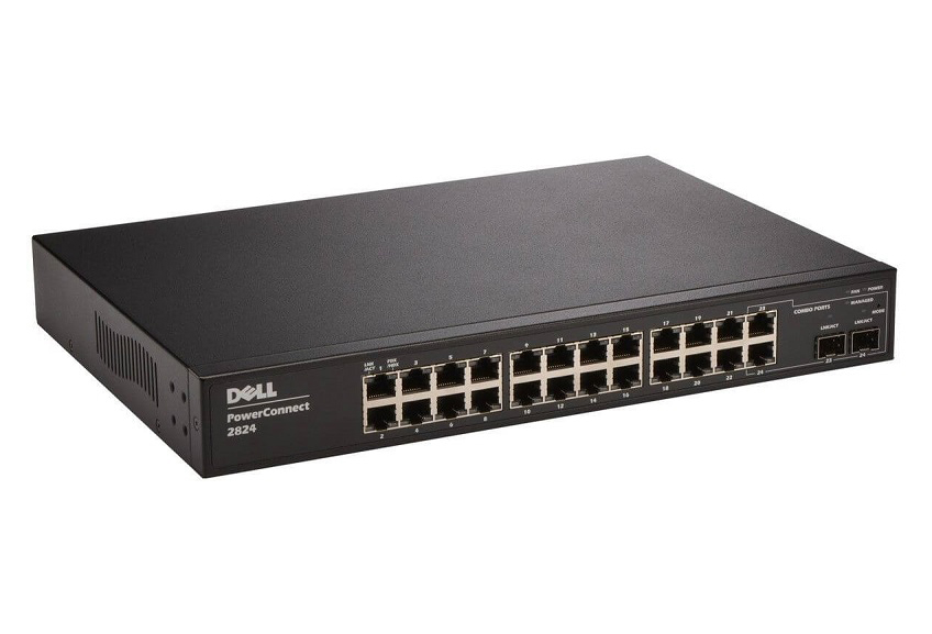 PC2724 Dell PowerConnect 2724 24-Ports 10/100/1000Base-T Gigabit Ethernet Switch