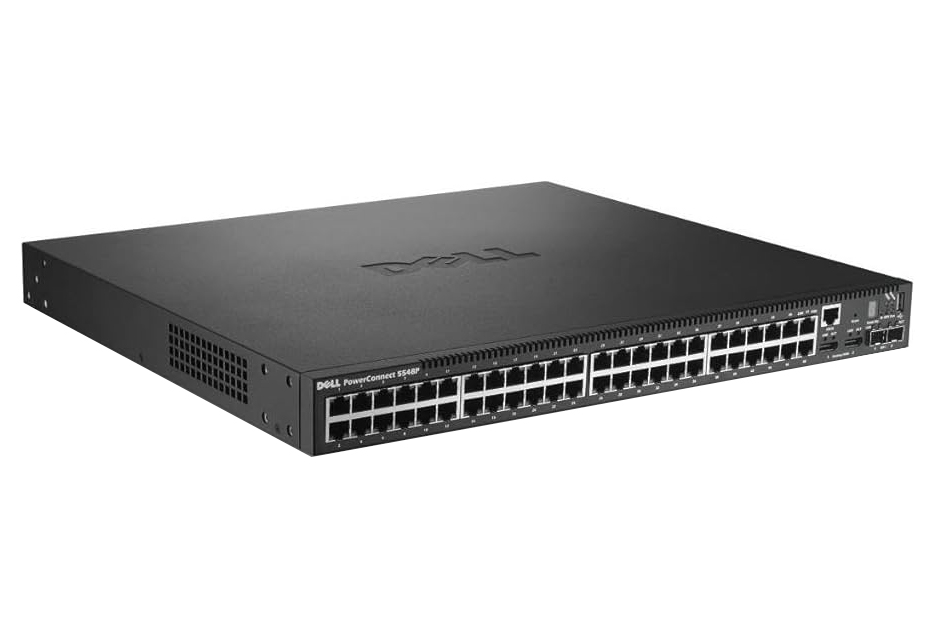 PC6248P Dell PowerConnect 6248P 48-Ports x10/100/1000Base-T PoE GBE Switch with 4 x SFP Shared
