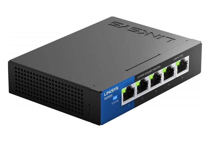 SE1500 Linksys 5-Ports Managed 5 x RJ-45 10/100Base-TX Ethernet Switch