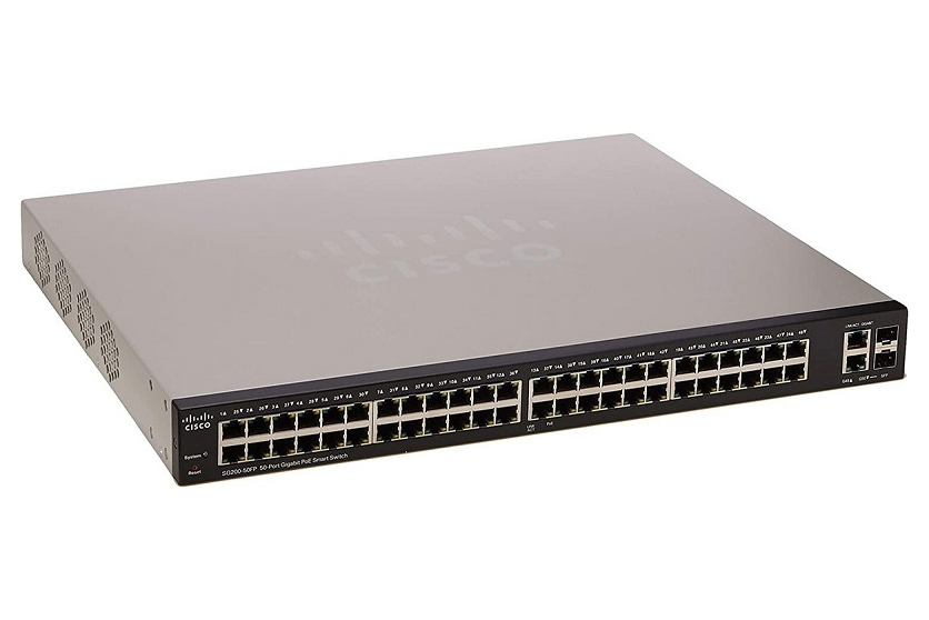 SF200-48 Cisco SF200E Series 48-Port 10/100 2-Port SFP Smart Switch