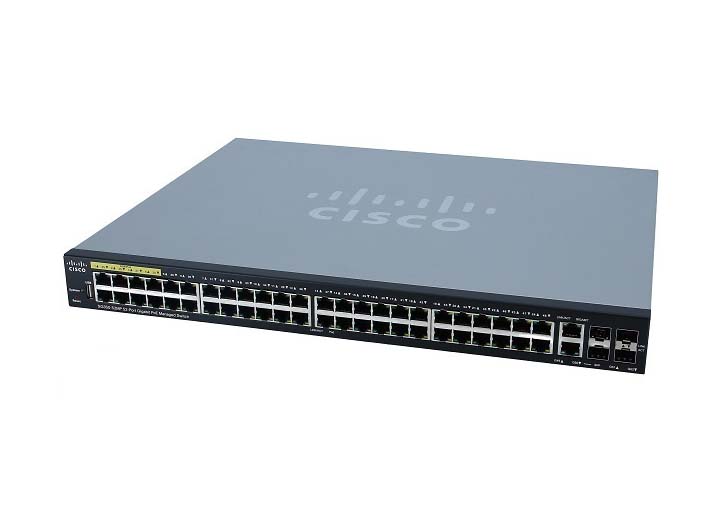 SG500-52-K9-NA Cisco 52-Port 10/100/1000Base-T Managed Stackable Gigabit Ethernet Switch