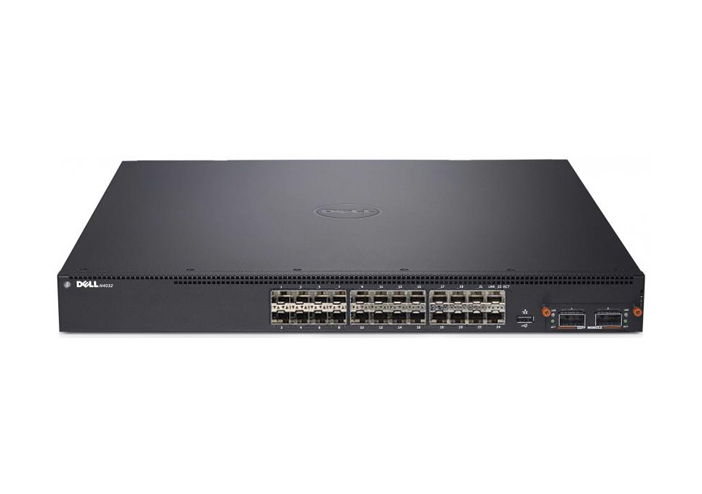 THFH9 Dell Networking N3000 24-Ports x10/100/1000Base-T 2xSFP+ Combo GBE Switch
