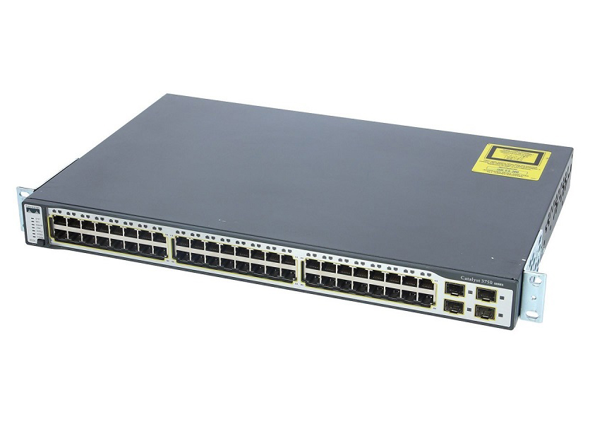 WS-C3750X-48T-S-RF Cisco Catalyst 3750X 48 Ports Managed Rackmount Switch